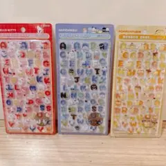 ボンボンドロップシール　サンリオ　moji キティ　はぴだんぶい　ポムポムプリン