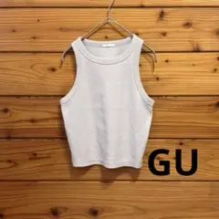 GU☆ジーユー リブ タンクトップ ノースリーブMのサムネイル