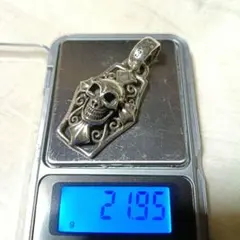 スカル ペンダントトップ 925 シルバー