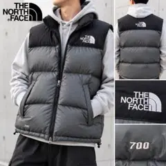 THE NORTH FACE ヌプシダウンベスト ND92232 グレー M - メルカリ