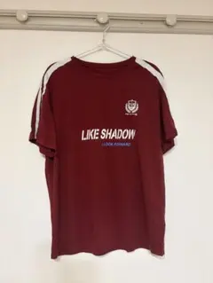 LIKE SHADOW 半袖 Tシャツ ボルドー