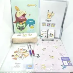 【新品未使用】カミオジャパン×ポケットモンスター　文房具　セット売り　合計9点