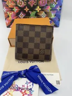ルイヴィトンN62664 ダミエ グラフィット ポルトフォイユマルコ 折り財布