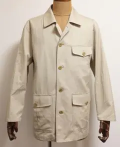 Vintage美品Aquascutumコットンカバーオールステンカラージャケット