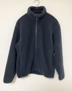 ユニクロ ボア フリース ジャケット ダークグレー 男女兼用 S サイズ