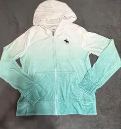 ジップパーカー グレー パーカー