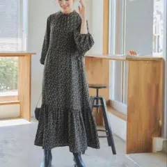 titivate 花柄 ワンピース　ウエストマーク