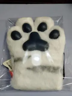 にゃんこグローブ 肉球がふわふわスクイーズ 猫の肉球グローブ ホワイト 肉厚