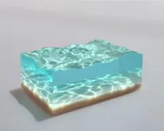 【 海のかけら No.3104 】エポキシレジン オーシャンアート レジンアート