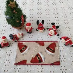 はな様専用♡ミニチュアラグマット♡クリスマス