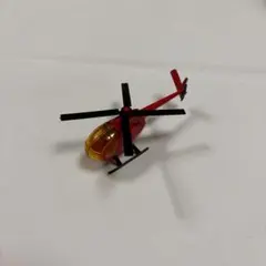 赤と黒のヘリコプター ミニカー