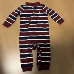 Ralph Lauren ベビー ロンパース ボーダー 9Mのサムネイル