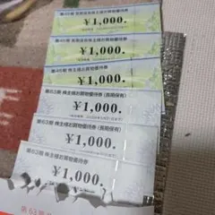 コジマ　ビックカメラ　優待券6000円分