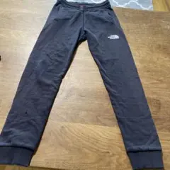ザノースフェイス　トレーナー生地　長ズボン　キッズM  黒