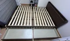 ニトリ】クイーンサイズ 木製ベッドフレーム メラク - メルカリ
