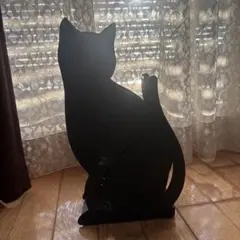 Yamazaki 猫型 傘立て ブラック