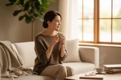 ミズイロインド　ウールセーター　トップス　ニット　ベスト