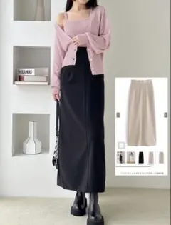 グレイル　GRL バックスリットタイトロングスカート[sm14]