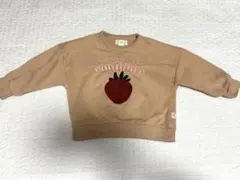 Konges Sløjd いちご刺繍 トレーナー 92cm