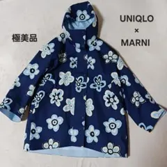 UNIQLO×MARNI ブロックテックハーフコート ユニクロ マルニ 花柄