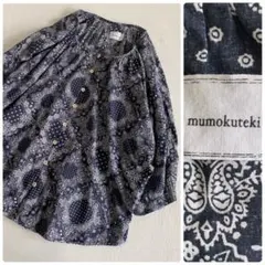 mumokuteki ムモクテキ ペイズリー柄　シャツ