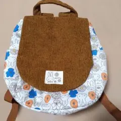 ミッフィー 花柄 リュック 小型