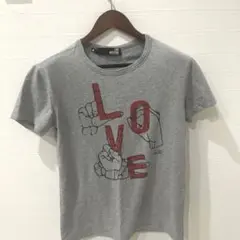 LOVE MOSCHINO 半袖Tシャツ Mサイズ ラブ手話 メンズのサムネイル