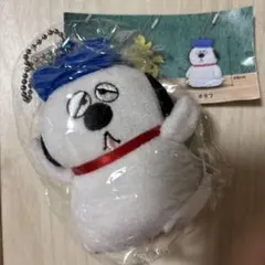 スヌーピーガチャ　オラフ ぬいぐるみボールチェーン