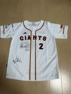 GIANTS ユニT 背番号2 小笠原選手　キッズ160サイズ