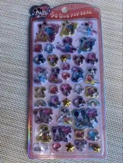 うるちゅるポップシール　ミッキー　ミニー