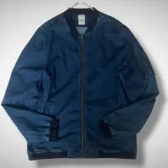 BACK NUMBER バックナンバー ジップアップ　デニムジャケット　Lサイズ