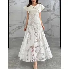 dazzlin コルセットワンピース ホワイト