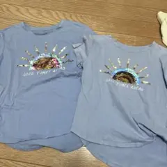 姉妹セット　120 130 GAP KIDS グリッターTシャツ