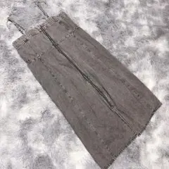 SUREVE シュレーヴ（3L）サロペットスカート デニム 大きいサイズ