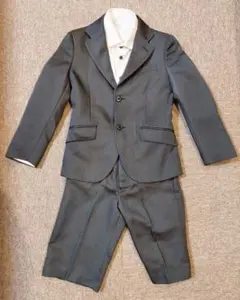 キッズスーツ　上下セット　120㎝　グレー　子供服　男の子　フォーマル