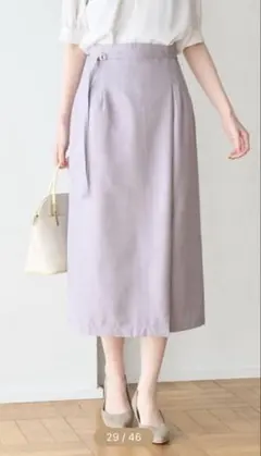 ROPE' PICNIC リネンライクラップスカートのサムネイル