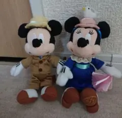 ディズニーランドホテル　ミッキー　ミニー　ぬいぐるみバッジ　セット