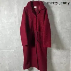 merry jenny フリルポケット コート 定価19250 N493