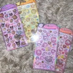 正規品　サンリオ　うるちゅるポップシール　うるちゅるPOP SEAL 4点セット