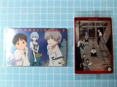 エヴァンゲリオン カードセット シンジ レイ カヲル　エヴァ　ウエハース