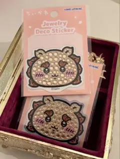 ちいかわジュエリーデコステッカーシーサー*2枚