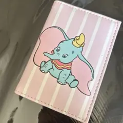 Disney DUMBO ダンボ パスケース　ピンク　ストライプ