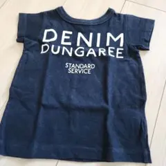 【美品】DENIM DUNGAREE ブラック Tシャツ