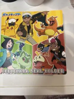 【大人気】ポケットモンスター　デコキャラ　シール　ホルダー　第一パン