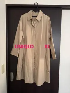 UNIQLO コットンシャツコート　ワンピース XL