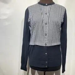 MARC BY MARC JACOBS 異素材 切り替え ニットカーディガンのサムネイル