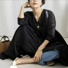 新品Deuxieme Classe/2024WALANCEコットンガーゼワンピ WALANCE ワンピース 「WALANCE/ワランス」別注 COTTON GAUZE