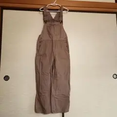 GU ブラウン サロペット