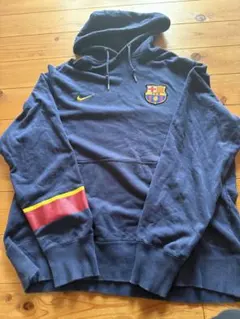 NIKE FCバルセロナ プルオーバーパーカー XL ネイビー