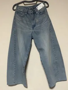 新品未使用　GU バレルレッグジーンズ 29インチ